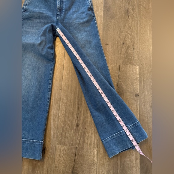 Free People A-Line Medium Wash Overalls Size 0 - Picture 12 of 13